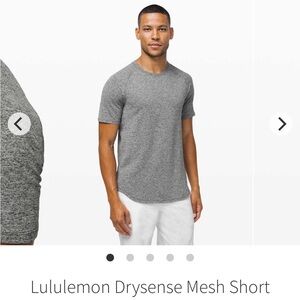 Lululemon men’s drysense short sleeve